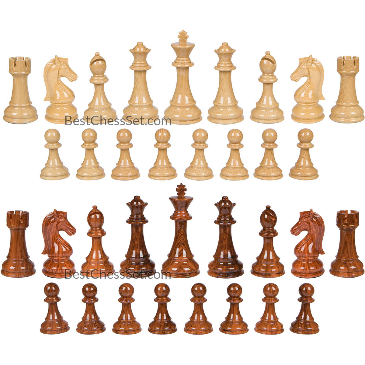 Nero High Polymer Extra Heavy Weighted Chess Pieces with 4.25 Inch King and  Extra Queens, Pieces Only, No Board - BestChessSet.com