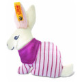 EAN 237539 Steiff plush Hoppi bunny with rattle, white/pink