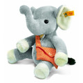 EAN 282218 Steiff plush Poppy elephant, Steiff's happy friends, gray
