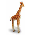 EAN 502200 Steiff woven fur Studio giraffe, beige/brown