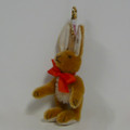 EAN 655678 Steiff mohair Easter rabbit keyring, reddish-brown