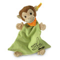 EAN 240201 Steiff plush Jocko monkey comforter, brown/beige/green