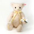 EAN 677700 Steiff mohair Yuri (Lily blossom) Teddy bear, white