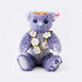 EAN 677885 Steiff mohair Sumire Teddy bear, lavender/gray