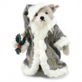 EAN 021671 Steiff mohair Christmas Teddy bear with music box, silver