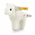 EAN 240676 Steiff plush mini lamb with rustling foil and rattle, white