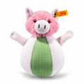 EAN 240966 Steiff plush Happy Farm Piggilee pig musical toy, pink/green