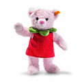 EAN 113628 Steiff plush Picnic Friends Rose strawbeary Teddy bear, pink