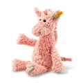 EAN 068133 Steiff plush soft cuddly friends Giselle bell giraffe, pale pink