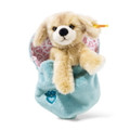 EAN 077050 Steiff plush Kelly dog in heart bag, blond