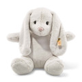 EAN 080487 Steiff plush soft cuddly friends Hoppie rabbit, light gray