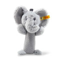 EAN 240768 Steiff plush soft cuddly friends Ellie elephant rattle, gray