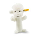 EAN 240775 Steiff plush soft cuddly friends Wooly lamb rattle, cream
