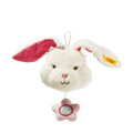 EAN 241239 Steiff plush Blossom babies rabbit with music box, white