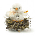 EAN 033087 Steiff alpaca Chick in nest, white