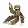 EAN 056284 Steiff woven fur Eric sloth dangling, brown tipped