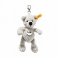 EAN 112508 Steiff plush Fynn Teddy bear keyring, gray