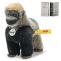 EAN 033582 Steiff mohair Boogie gorilla in gift box National Geographic, gray-black