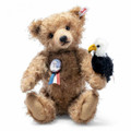 EAN 683831 Steiff mohair Great American Spirit Teddy bear, brown tipped
