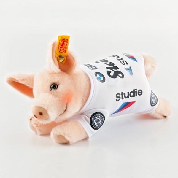 BMW Sports Trophy Team Studie Steiff plush Sissi piglet, rose EAN 280016