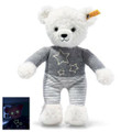EAN 113680 Steiff plush light at night Knuffi Teddy bear, white/gray