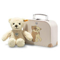 EAN 114038 Steiff plush sister Mila Teddy bear in suitcase, vanilla
