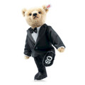 EAN 007606 Steiff mohair James Bond 60th anniversary Teddy bear, blond
