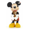 355943 Steiff wool felt Disney D100 Mickey Mouse with mohair Teddy Bear, multicolored