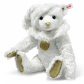 EAN 007293 Steiff bamboo/viscose plush Tomorrow Christmas Teddy bear with music box (White Christmas), white