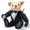 EAN 355691 Steiff plush James Bond Teddy bear, black/white/blond