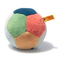 EAN 242182 Steiff plush soft cuddly friends ball with bell rattle, multicolored