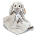 EAN 242250 Steiff plush soft cuddly friends My first Steiff Hoppie rabbit comforter, light gray