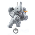 EAN 242731 Steiff plush soft cuddly friends My first Steiff Ellie elephant music box, light gray