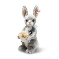 EAN 684081 Steiff mohair Billy bunny, gray/white