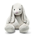 EAN 080678 Steiff plush soft cuddly friends Hoppie rabbit, light gray