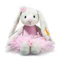 EAN 081064 Steiff plush soft cuddly friends Hoppie ballerina rabbit, light gray