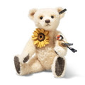 EAN 421846 Steiff mohair Anna Teddy bear with music-box, light yellow