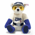 EAN 691072 Steiff wool plush Elton John '75 Teddy bear, blue/white