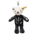 EAN 112720 Steiff plush soft cuddly Mr Bones Teddy bear pendant, black/beige