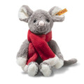 EAN 056123 Steiff plush cosy Christmas Mia mouse, dark gray