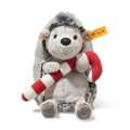 EAN 059001 Steiff plush cosy Christmas Hedgy hedgehog, light gray
