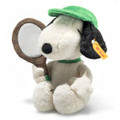 EAN 024832 Steiff plush soft cuddly friends Snoopy tennis, white/black/green