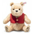 EAN 356377 Steiff mohair Disney 100th birthday anniversary Winnie the Pooh with music-box, light blond