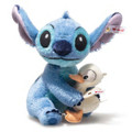 EAN 356391 Steiff mohair Disney Stitch with duck, blue/white