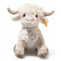 EAN 068942 Steiff plush soft cuddly friends Harper highland cow, beige/white