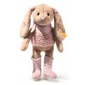 EAN 081149 Steiff plush soft cuddly friends Hoppie cowgirl rabbit, multicolored