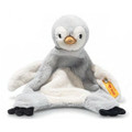 EAN 242823 Steiff plush Lio penguin security blanket, light gray/white