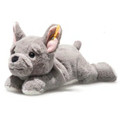 EAN 076114 Steiff plush soft cuddly friends Brie french bulldog, gray/white