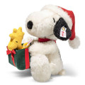EAN 356414 Steiff mohair Christmas Snoopy with Woodstock, white/yellow