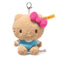 EAN 024825 Steiff plush Hello Kitty keyring, beige